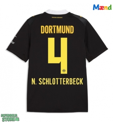Borussia Dortmund Nico Schlotterbeck #4 Replika Udebanetrøje 2026-27 Kortærmet